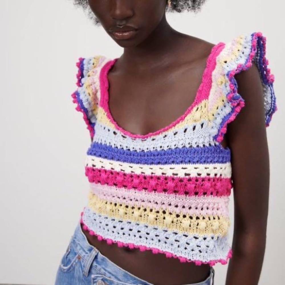 Zara Crochet Limited Edition Crop